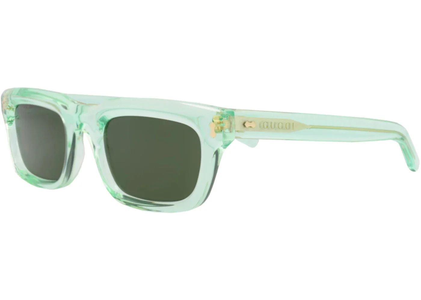 GUCCI Gucci Square-Frame Recycled Acetate Sunglasses Green 