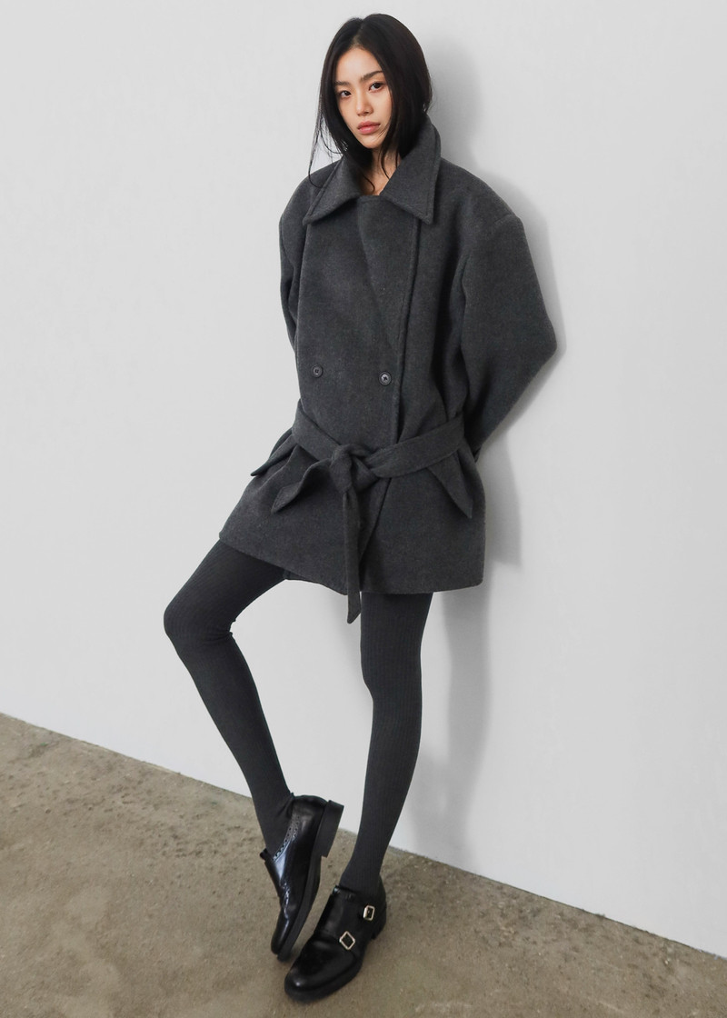 Kalmar Wool Peacoat - Grey 1