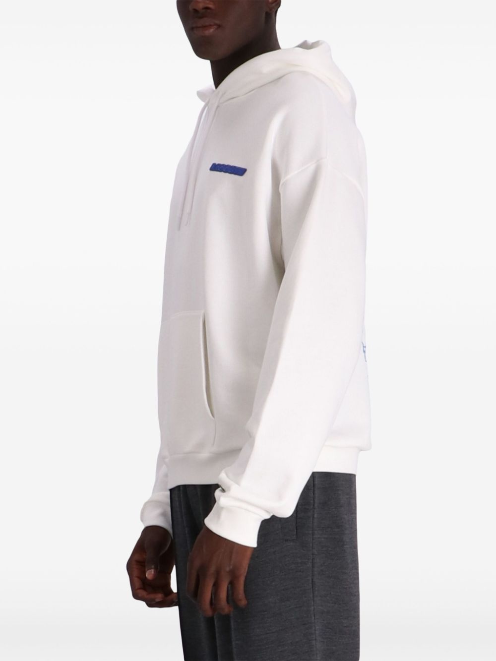 logo-print hoodie - 3