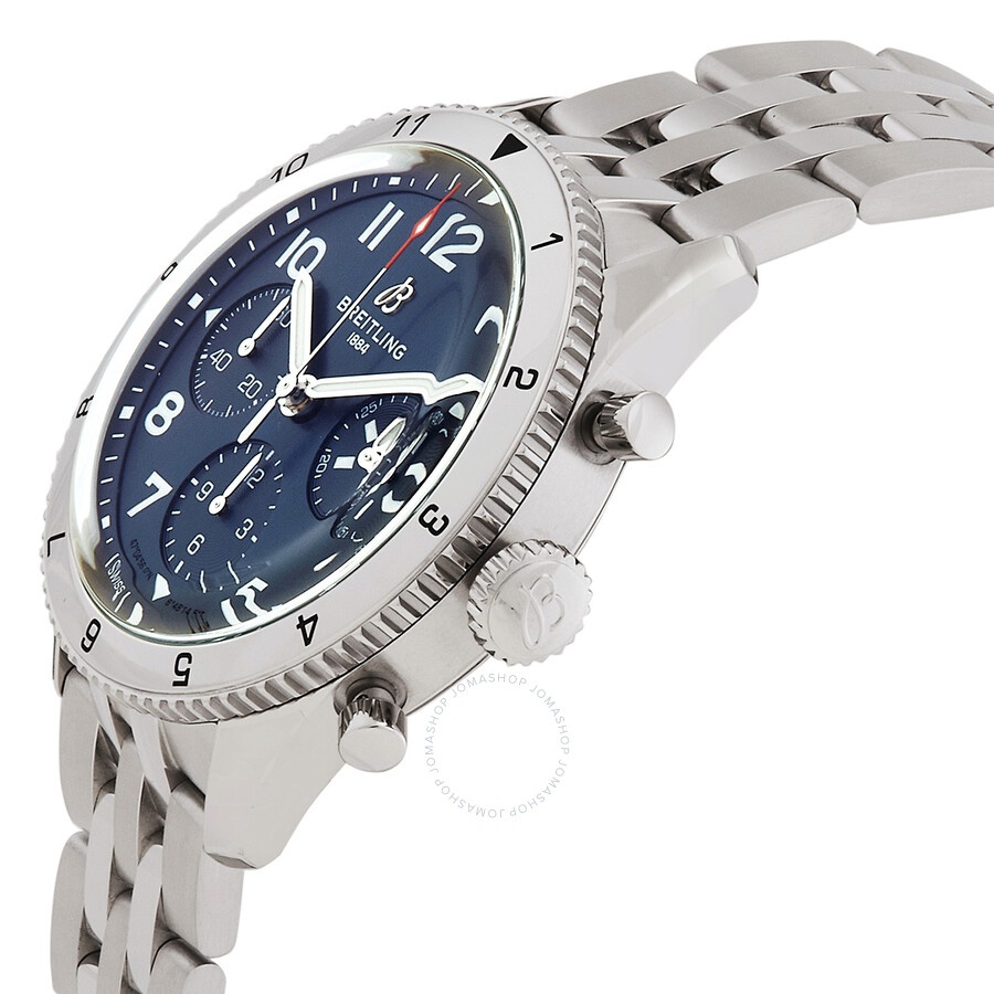 Breitling ClASSIC AVI 42 Vought F4U Corsair Chronograph Automatic Blue Dial Men's Watch A233801A1C1A - 2