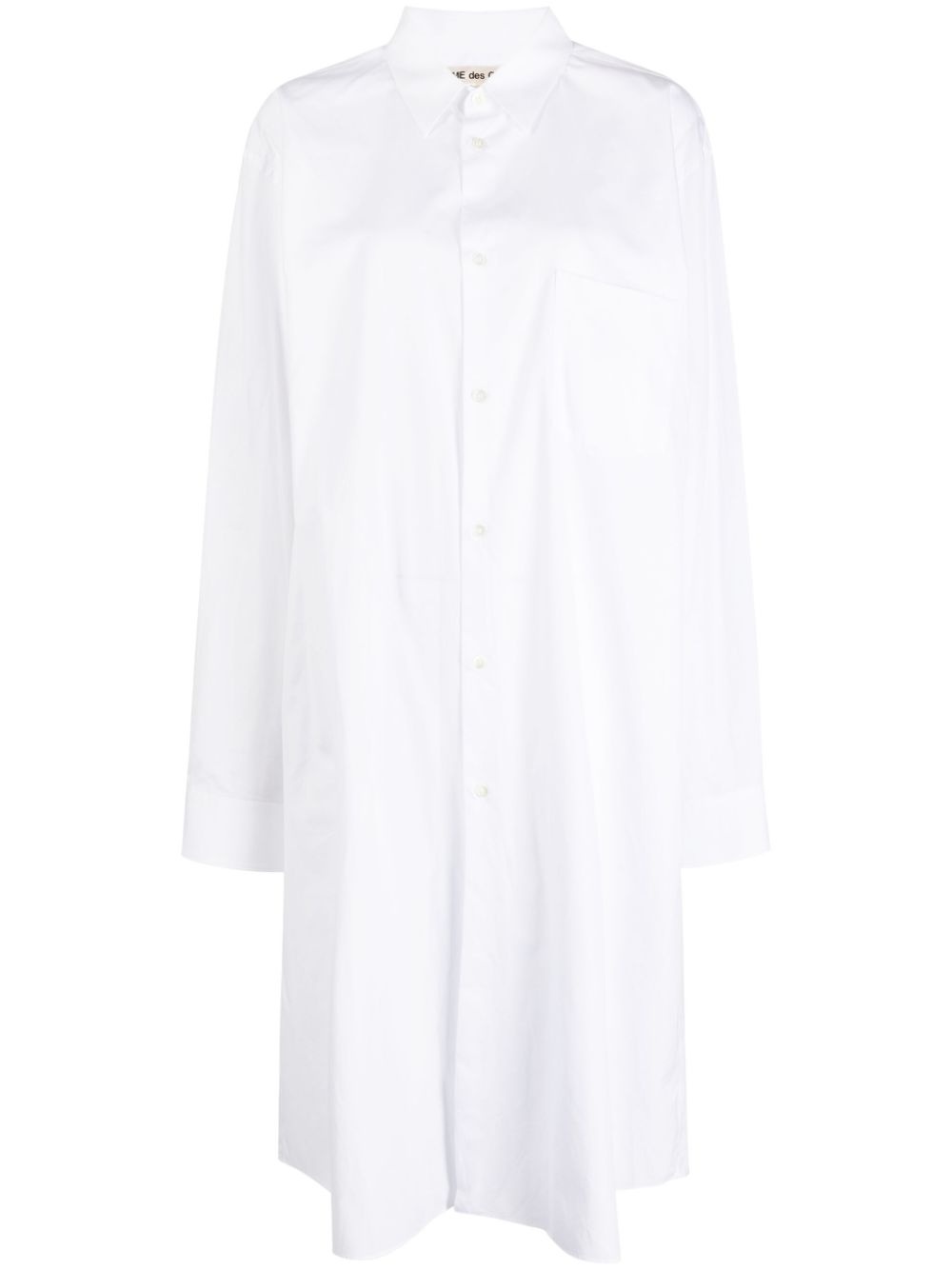 poplin midi shirtdress - 1