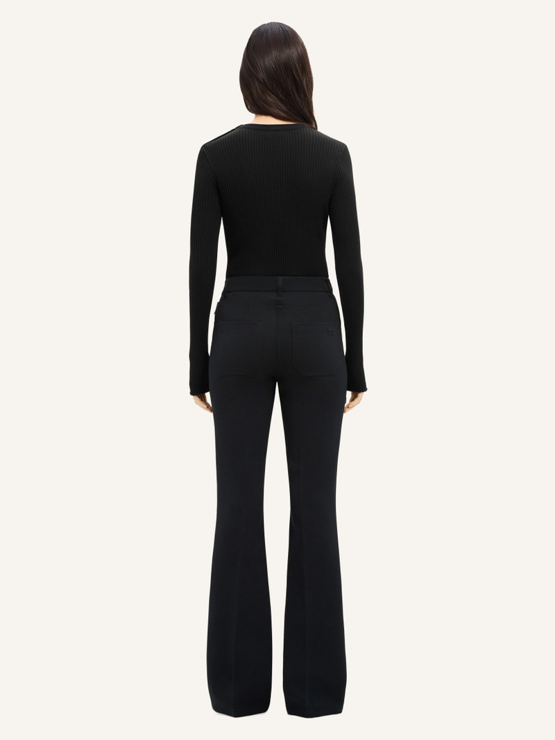 SHOULDER SNAPS RIB KNIT SWEATER 4