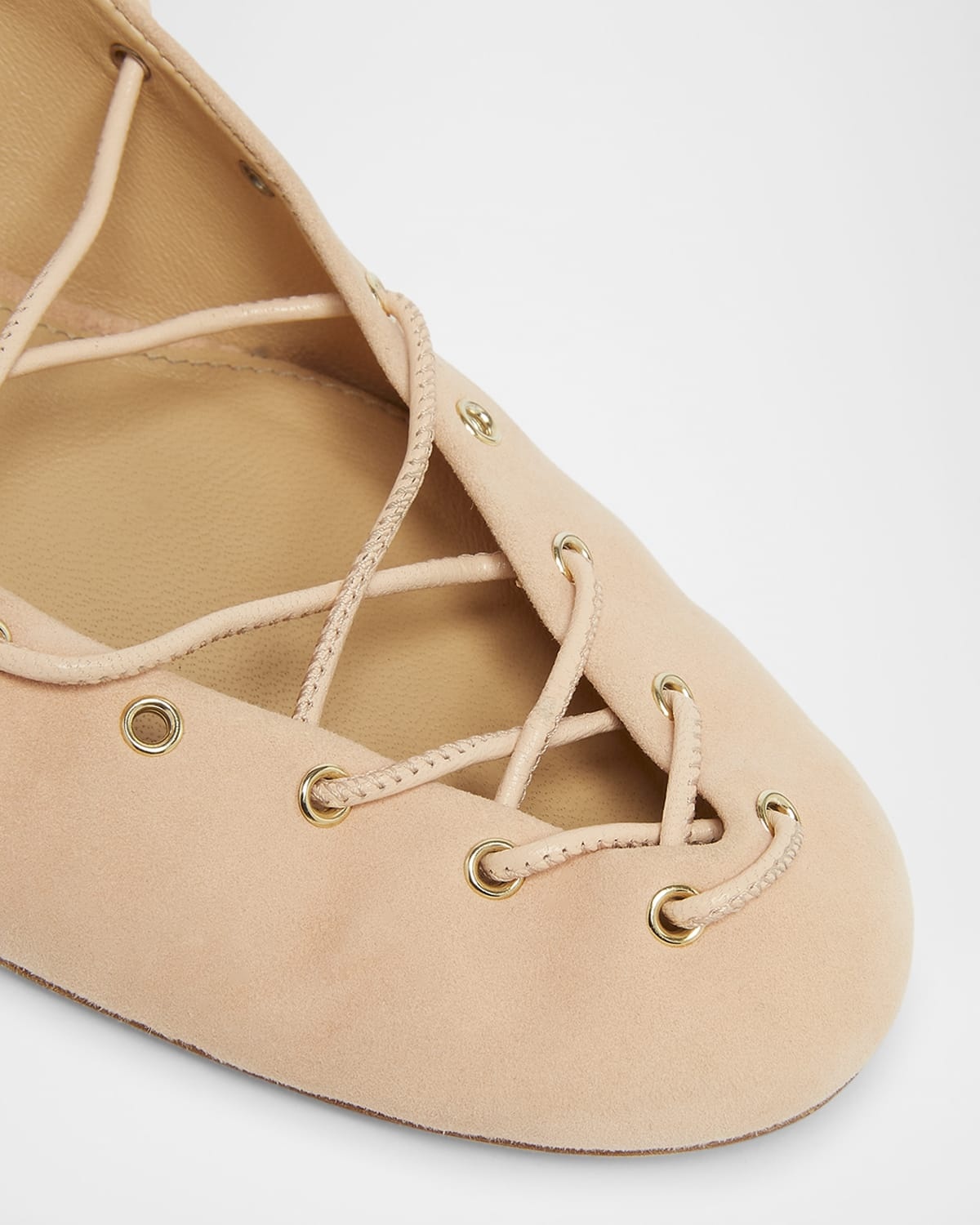 Ghiles Suede Ankle-Wrap Pumps - 6