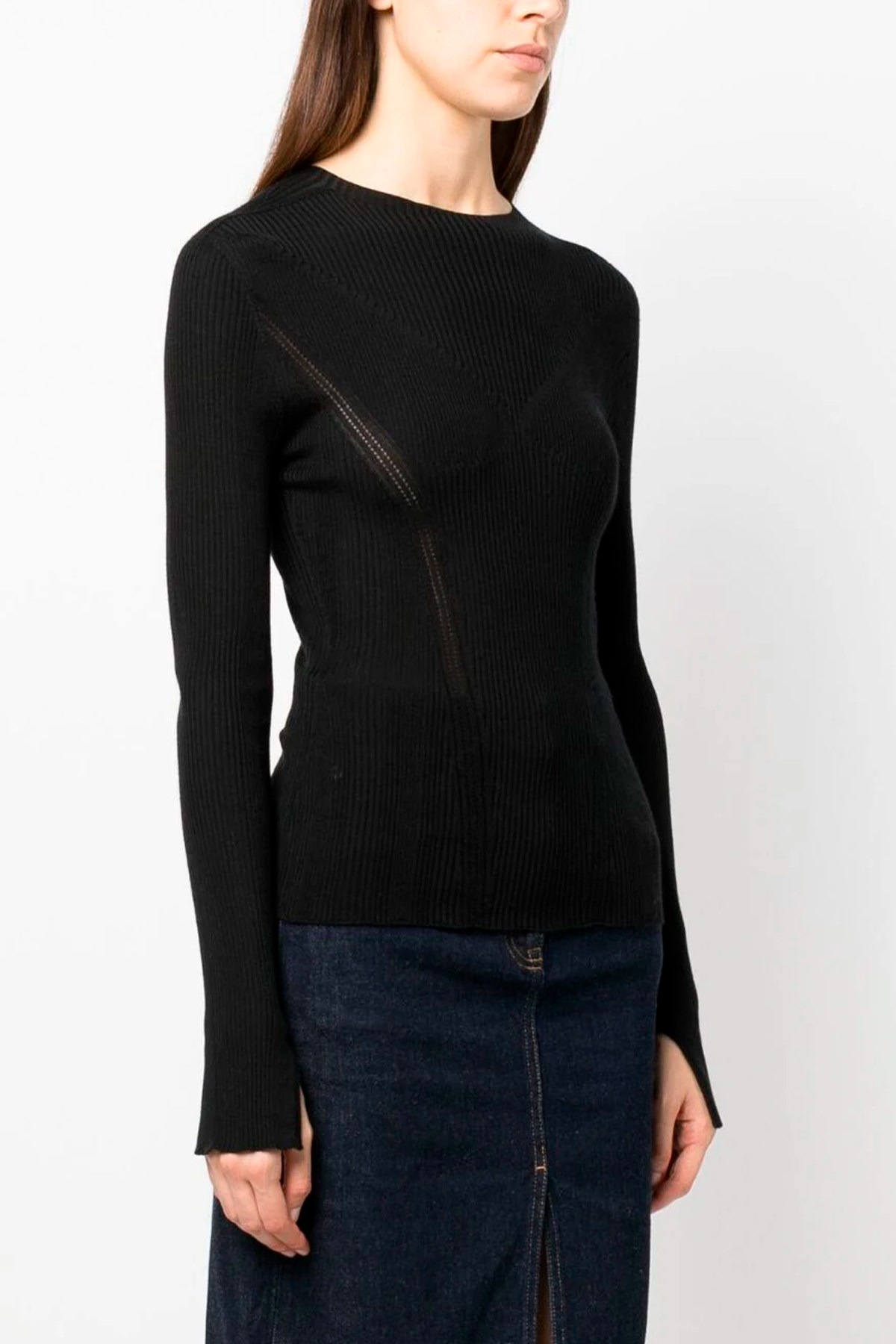 Ribbed sweater - 2