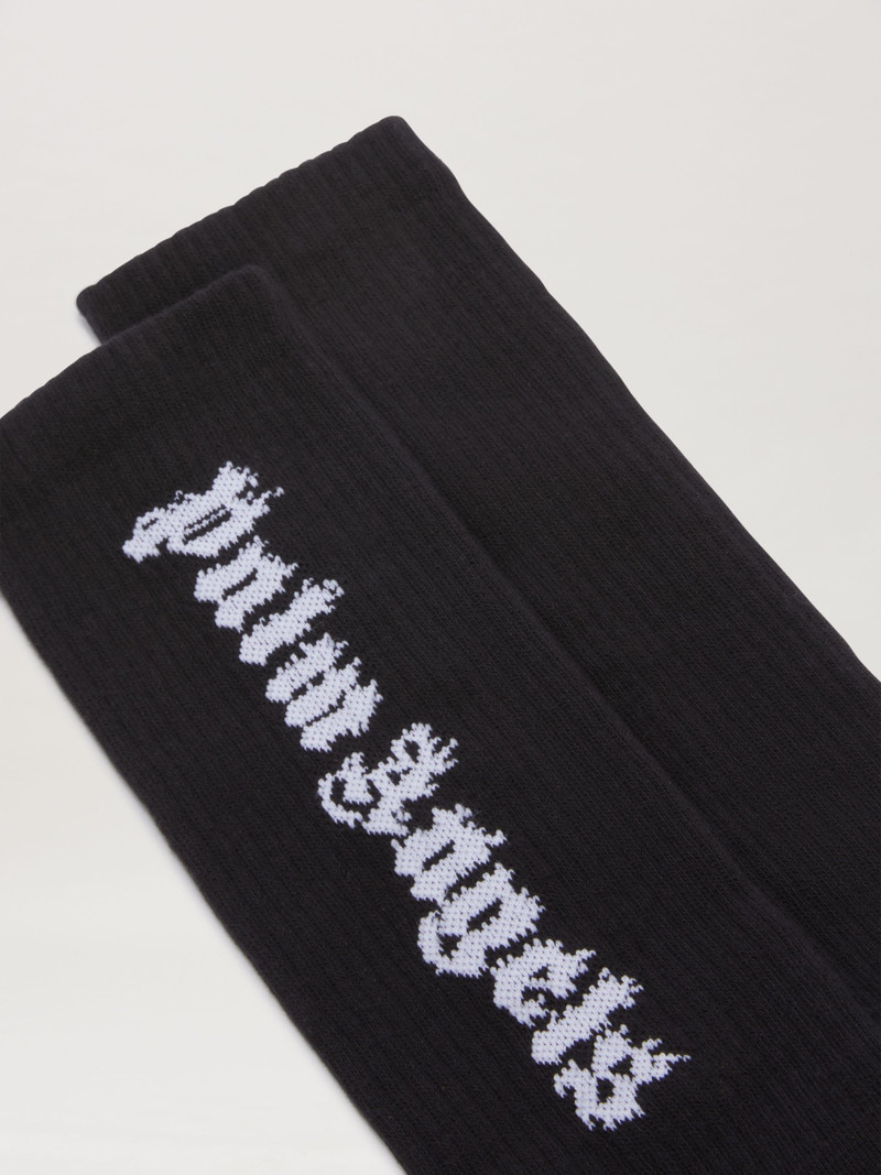 Palm Angels Flames Logo Socks outlook