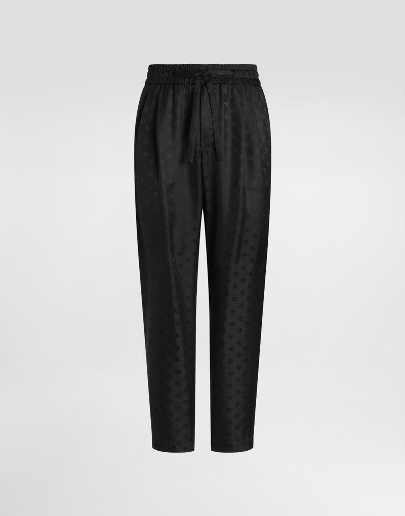 DG logo jacquard trousers 1