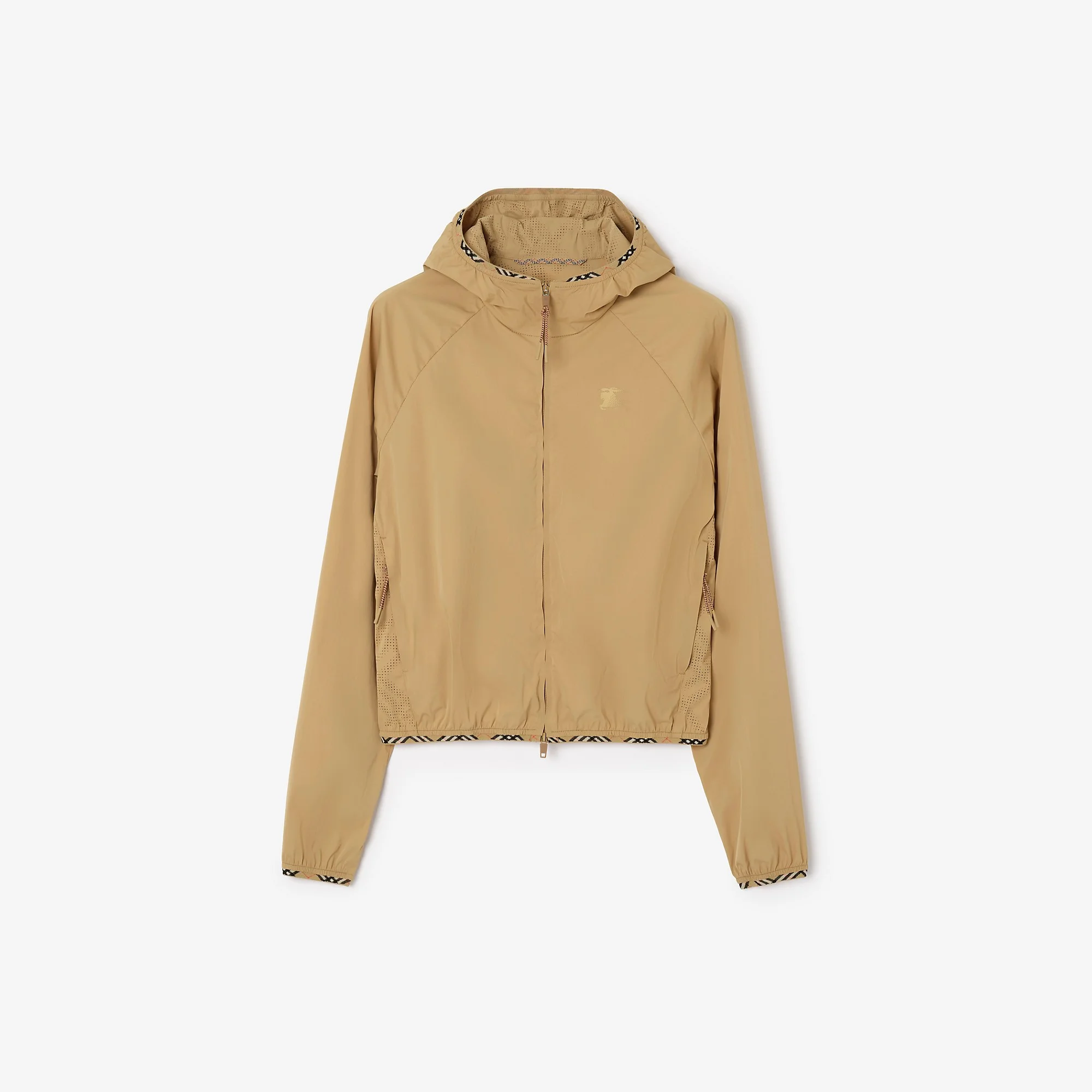 Stretch Nylon Hooded Jacket - 1