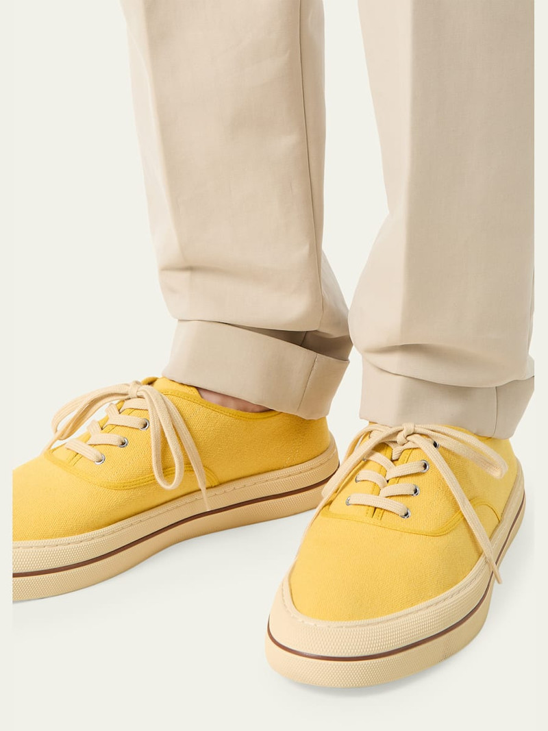 Men's Nantucket Walk Canvas Low-Top Sneakers 3