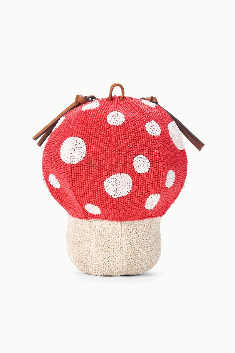 STAUD SHROOM BEADED BAG MUSHROOM 1
