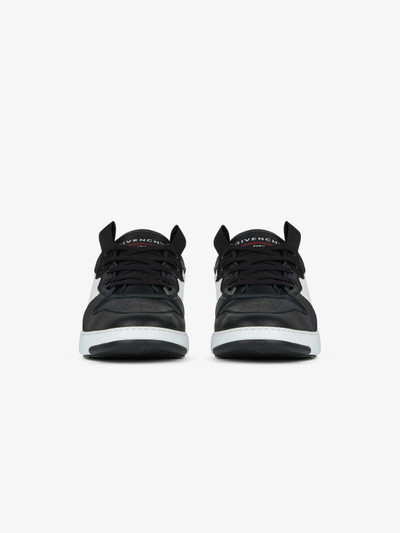 Givenchy Wing low three tone sneakers in leather outlook