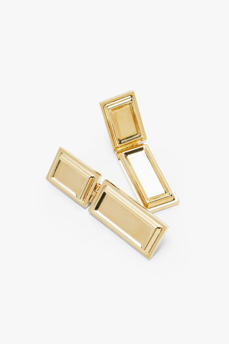 N°21 LOGO-ENGRAVED EARRINGS outlook