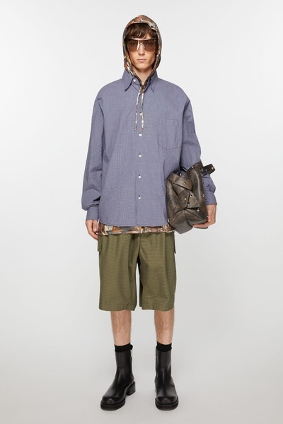 Acne Studios Ripstop shorts - Olive green outlook
