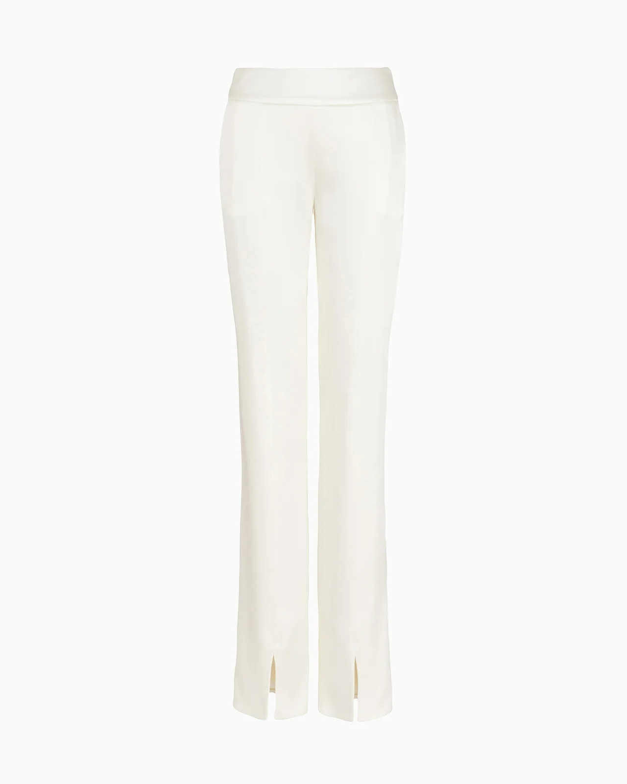 Double silk-satin trousers - 1