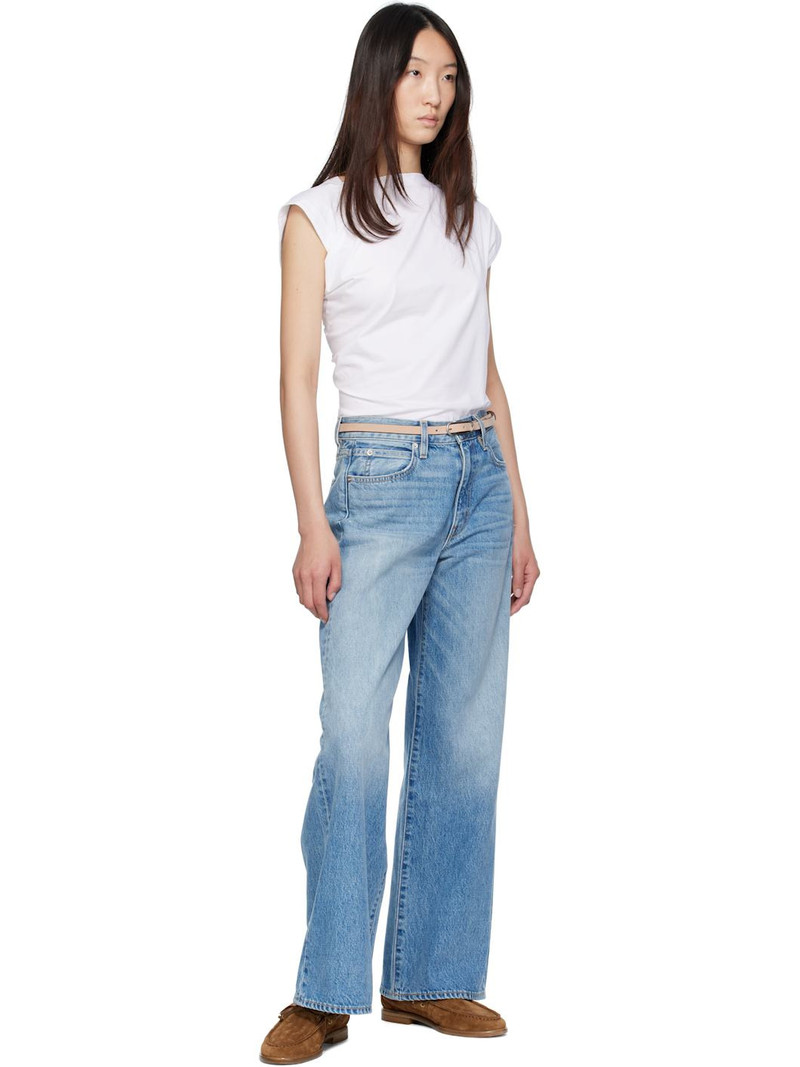 rag & bone Beige Baby Rounded Rebound Belt outlook