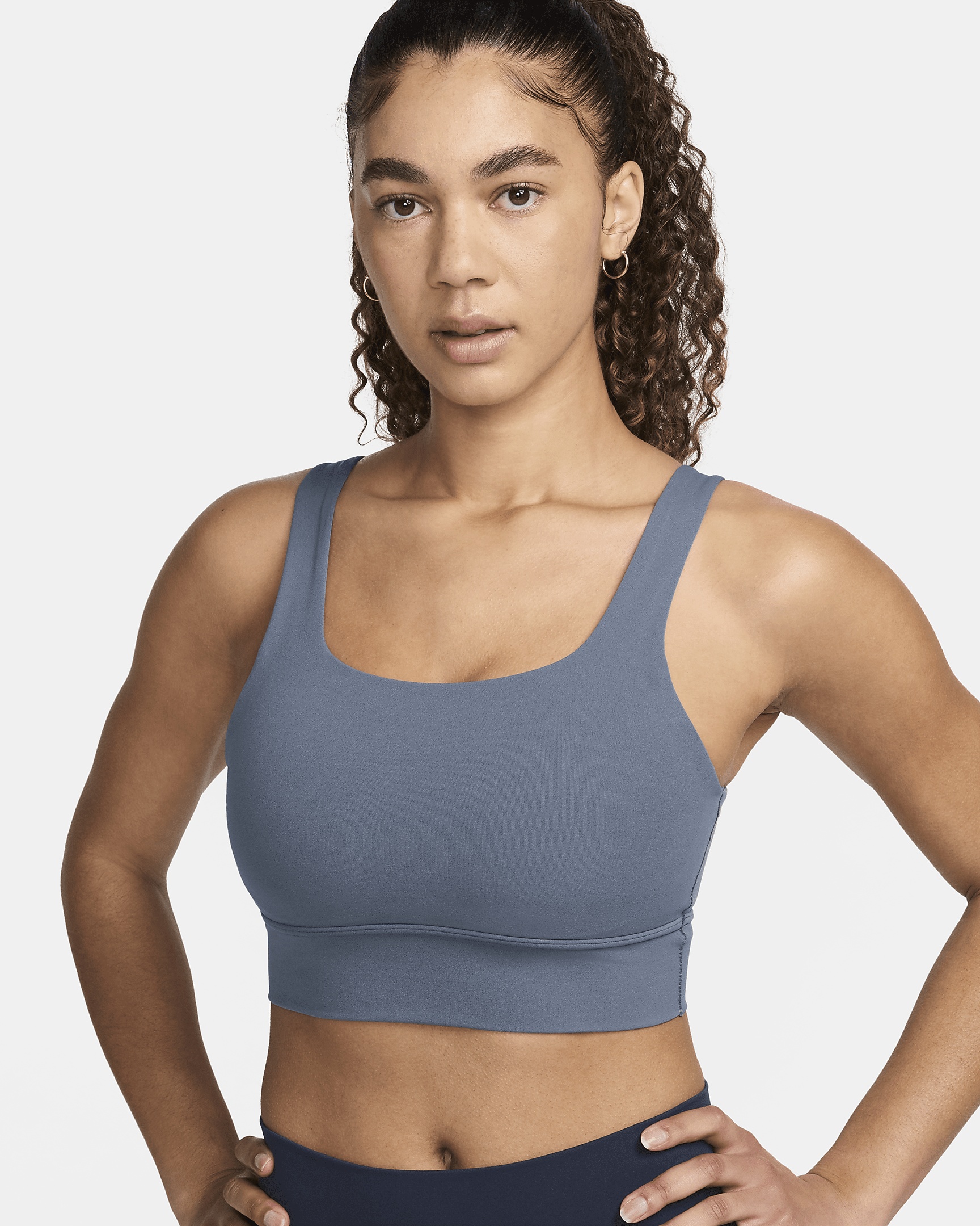 Nike Zenvy Women's Medium-Support Padded Longline Sports Bra - 2