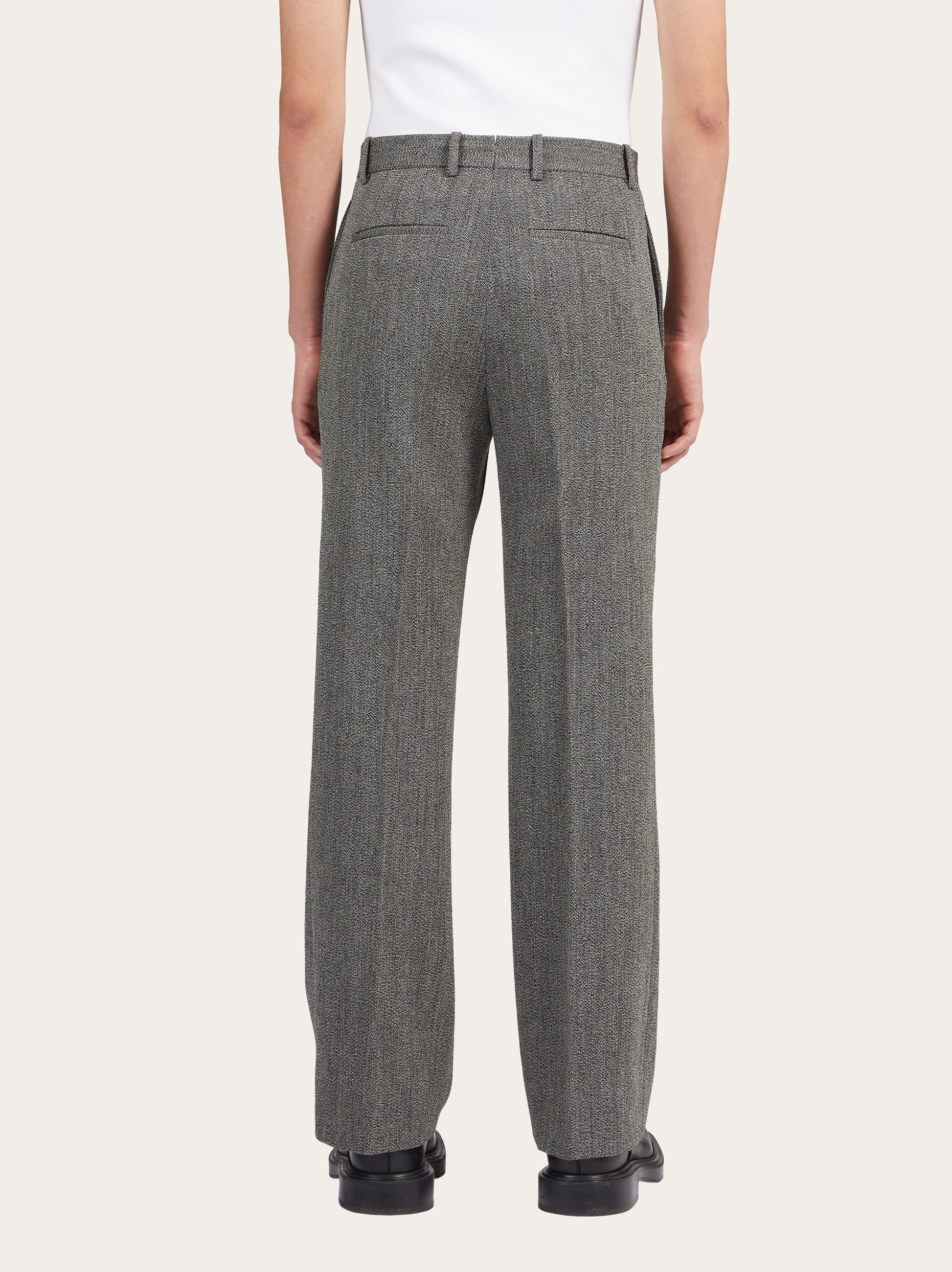 Flat front tailored trouser - 3