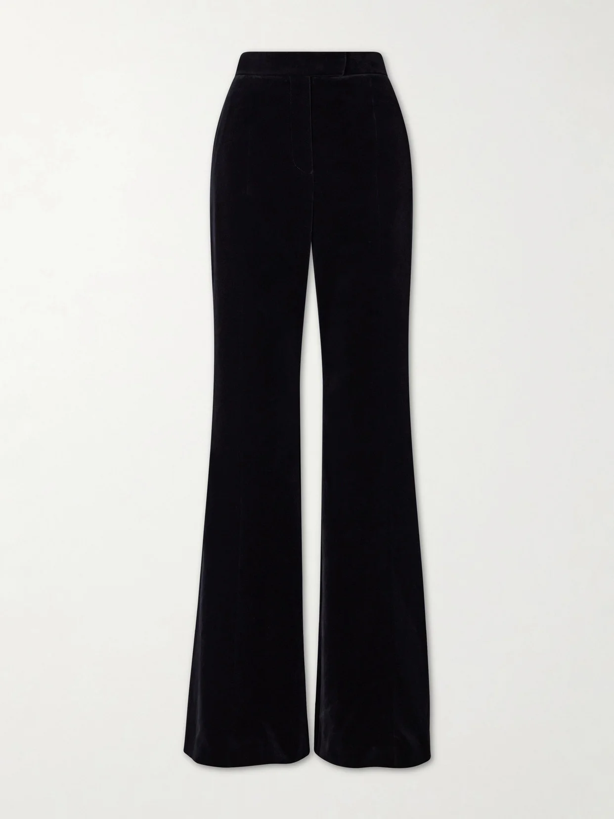 Cotton-velvet Flared Pants - 1