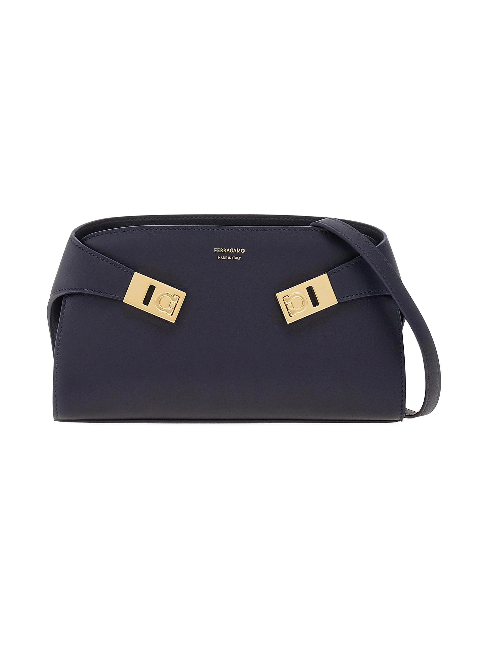 Women's Hug Leather Crossbody Bag - Navy - 1
