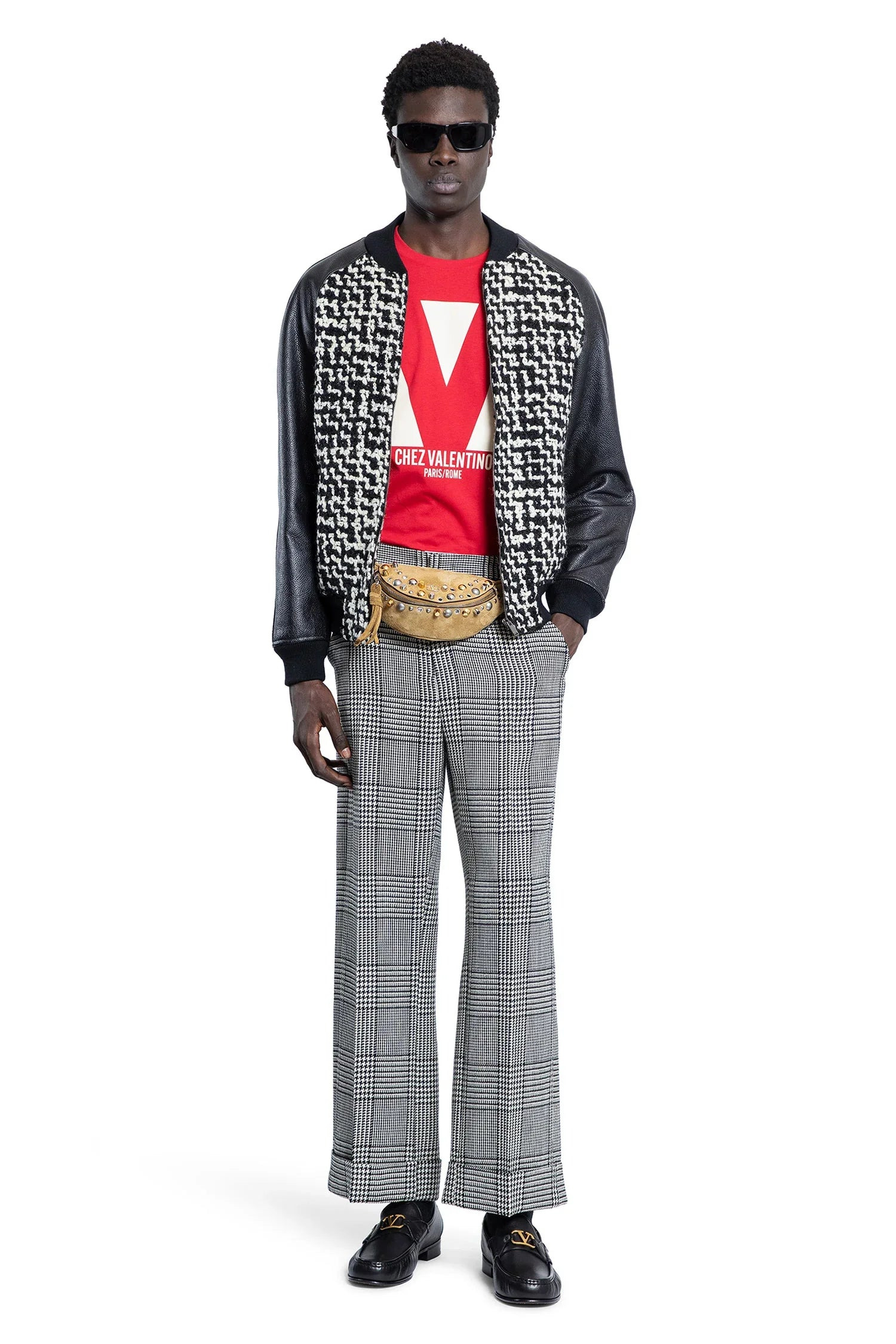 Chez-Valentino-Wool-Tweed-Bomber-Jacket - 4