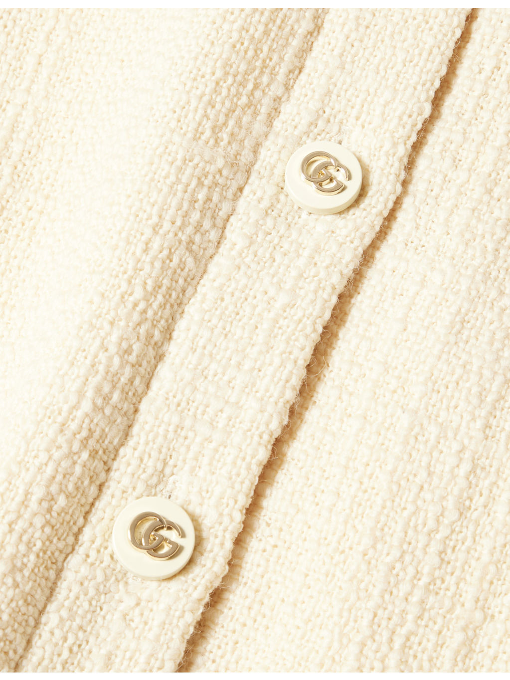 Short-Sleeve Textured Wool Mini Dress - 6