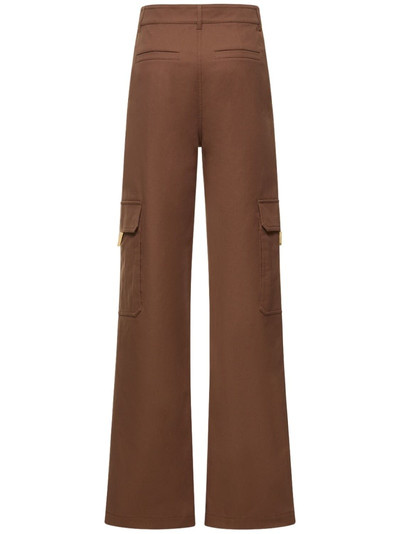 Valentino Canvas straight high waist cargo pants outlook