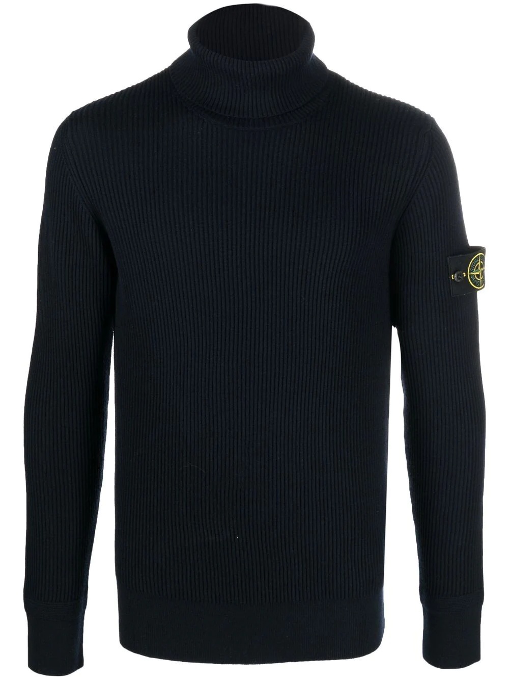 compass-patch rollneck jumper - 1