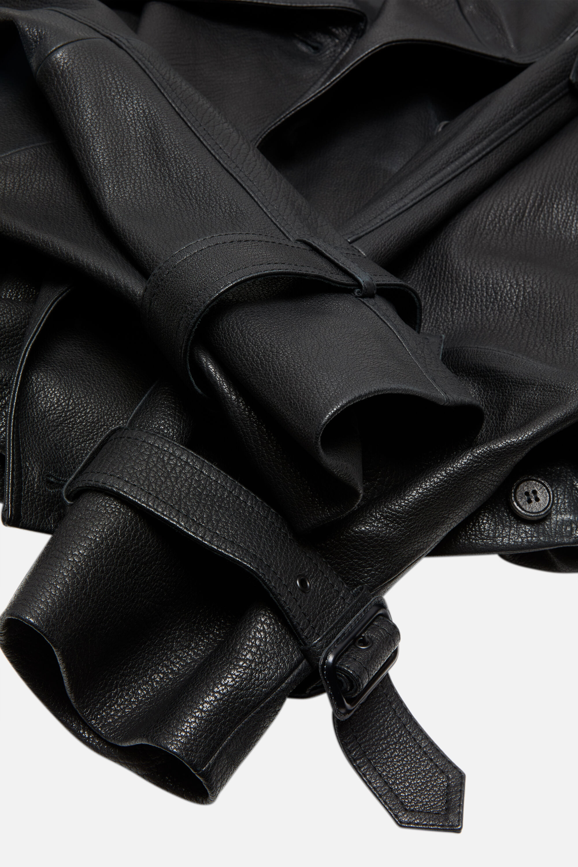 Leather jacket - Black - 5