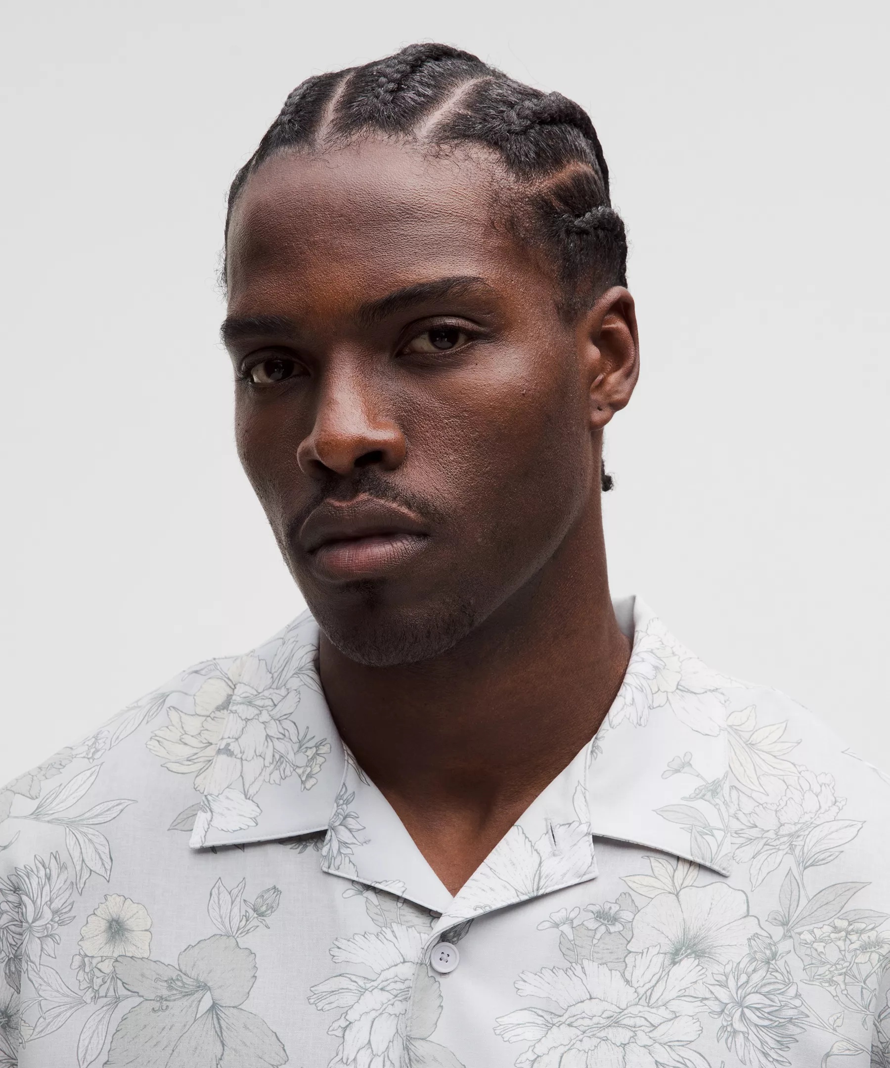 Lightweight Camp Collar Button-Up Shirt - 4
