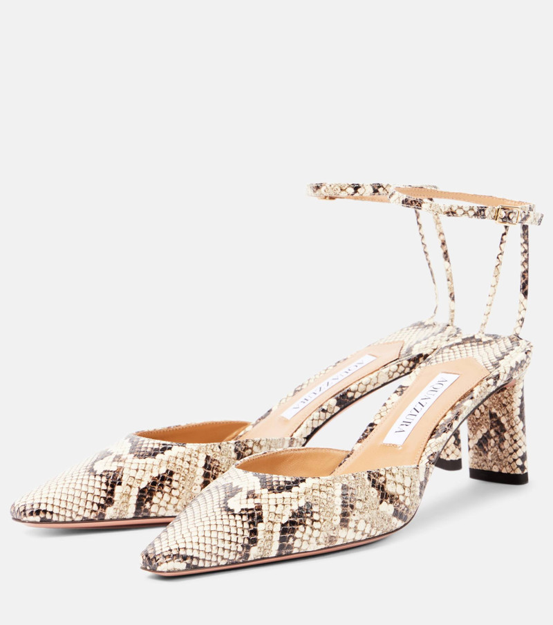 Blade 65 snake-print leather pumps 5