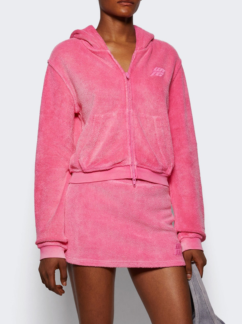 alexanderwang.t Shrunken Zip-up Washed Lotus outlook
