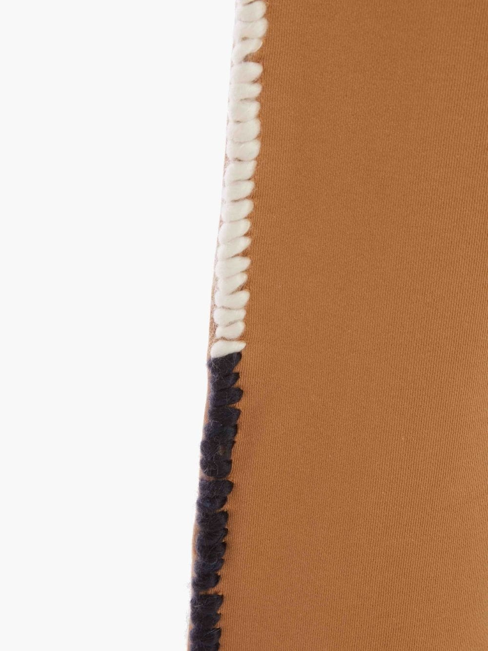 WIDE LEG CONTRAST STITCH TRACK PANT - 5