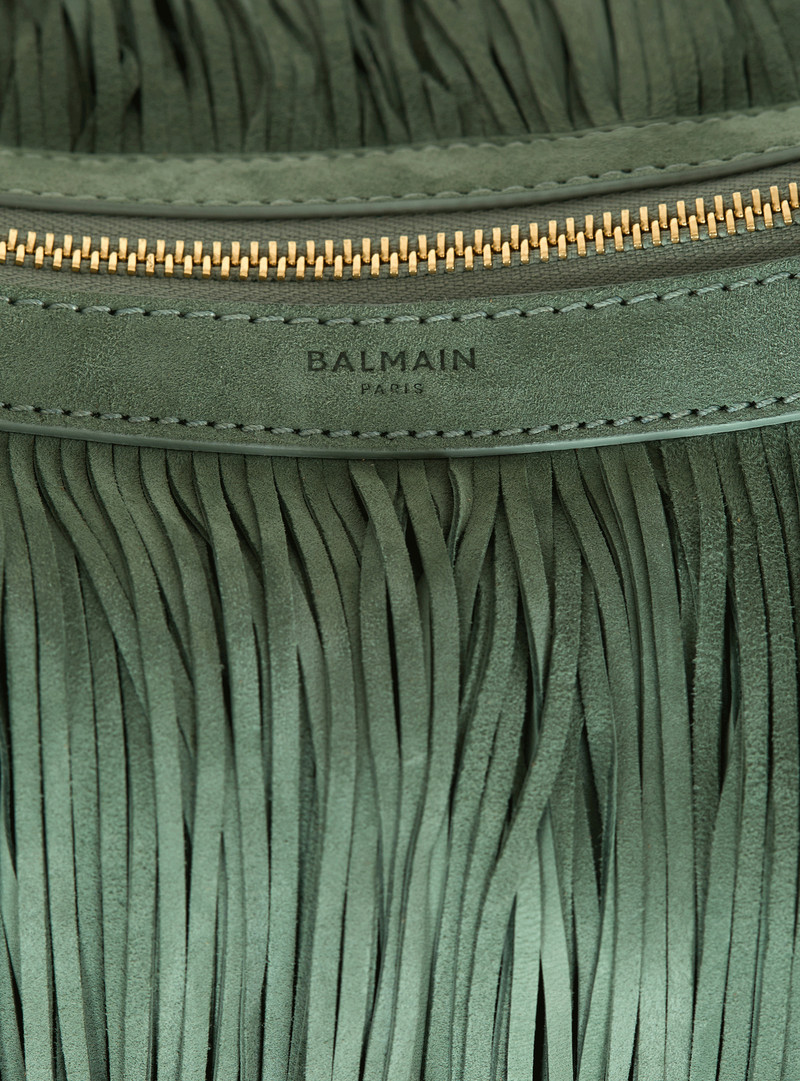 Ébène Hobo Large fringed suede bag 6