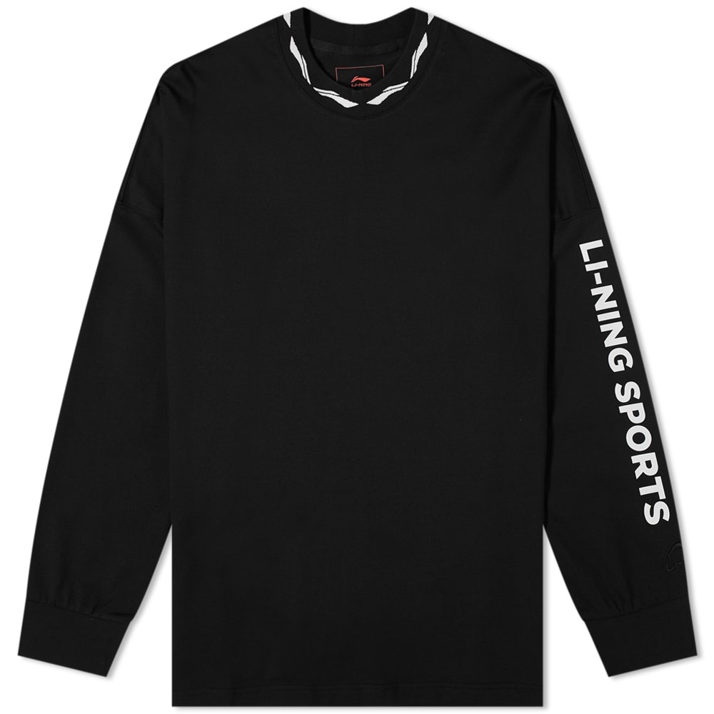 Li-Ning Logo Collar Ls Tee - 1