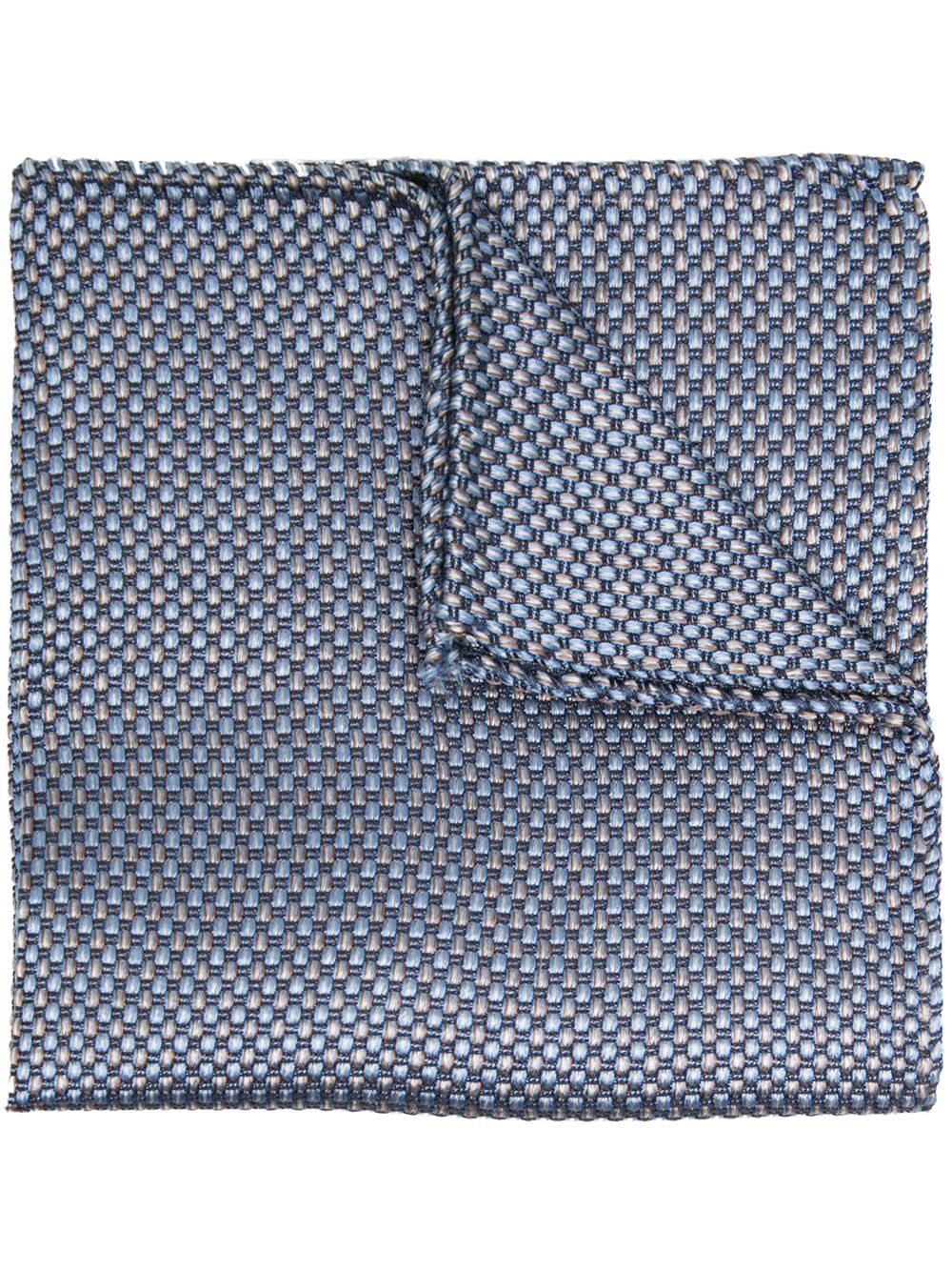 woven pattern pocket square - 1