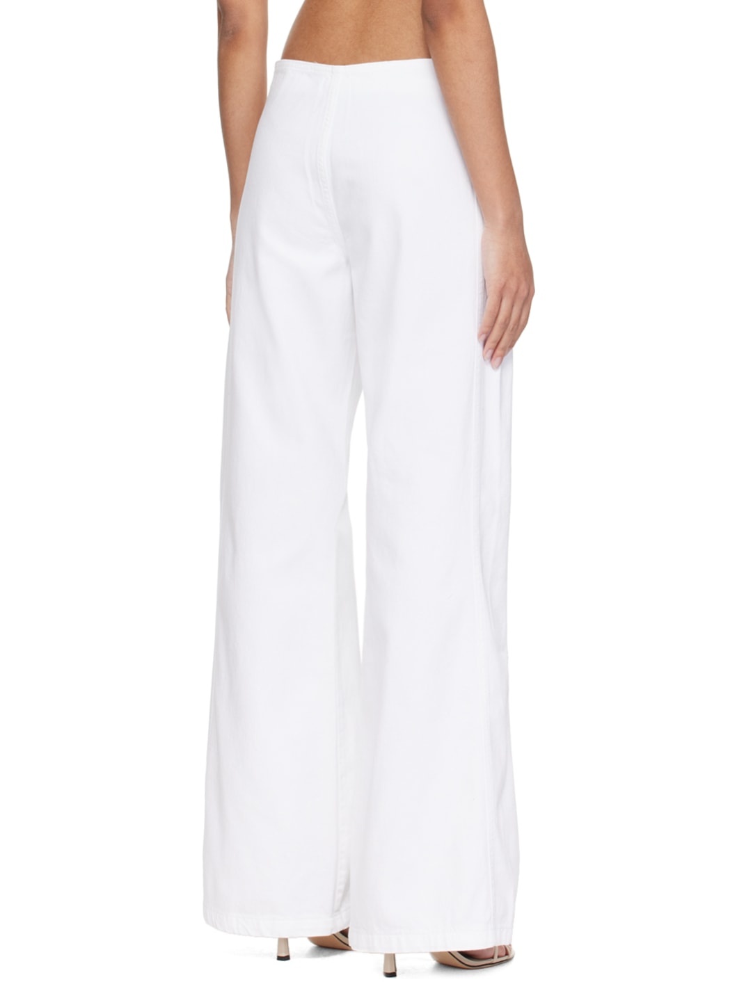 White Nicole Jeans - 3