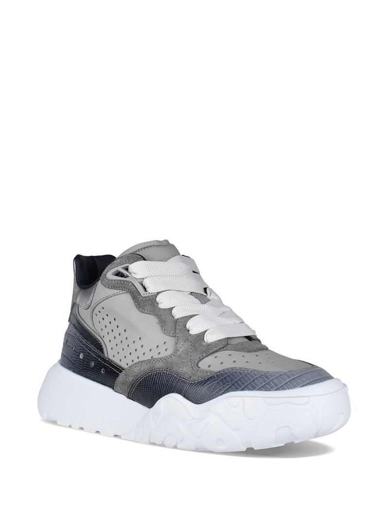 Alexander McQueen grey sneakers outlook
