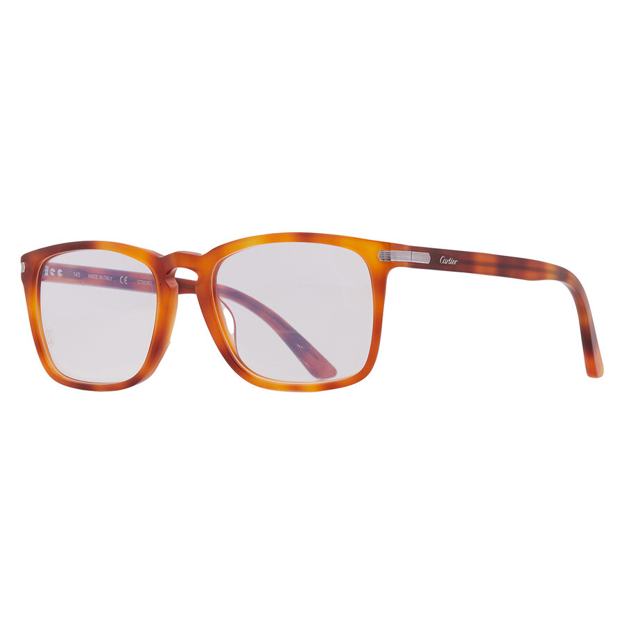 Cartier Demo Rectangular Men's Eyeglasses CT0019O 006 55 - 2