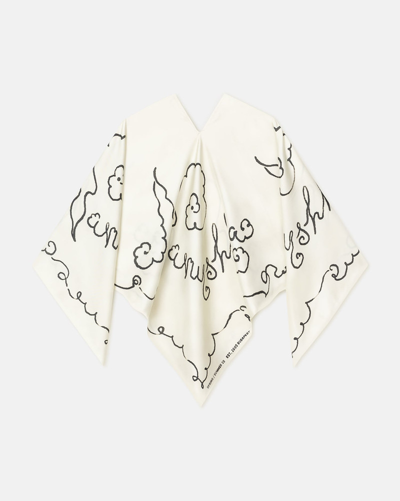 Nanushka Oversized Printed Silk Scarf outlook