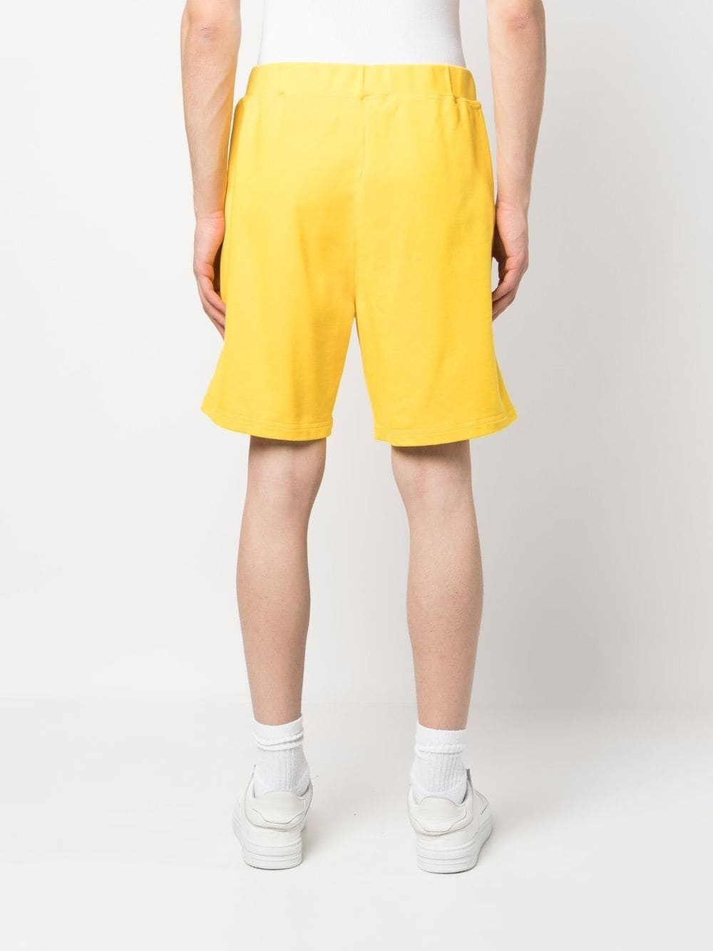 cotton logo print shorts - 4