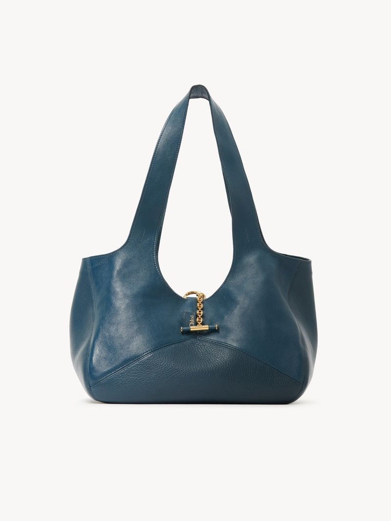 CHLOÉ BALLOON EAST-WEST TOTE BAG IN GRAINED LEATHER 1