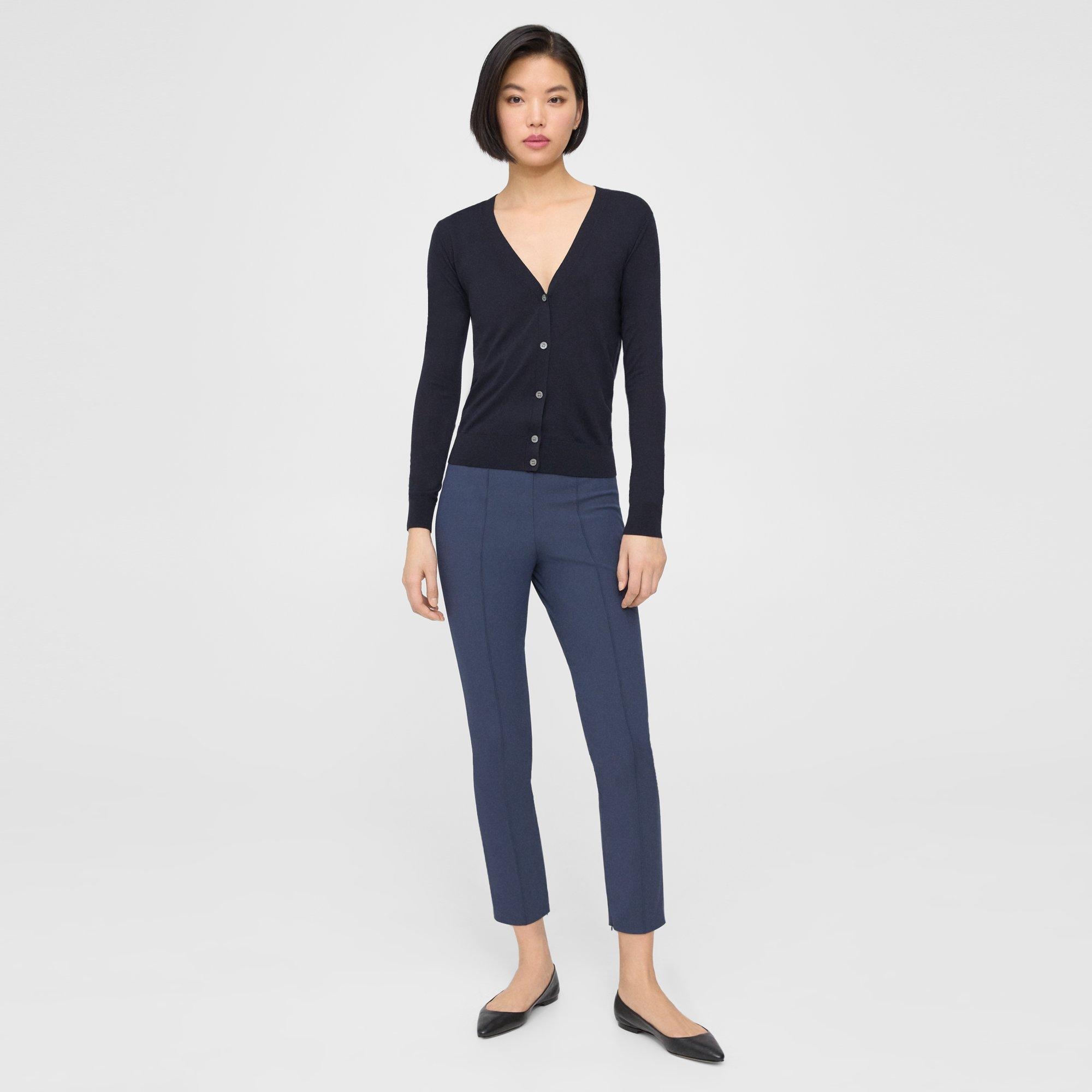 V-Neck Cardigan in Regal Wool - 3