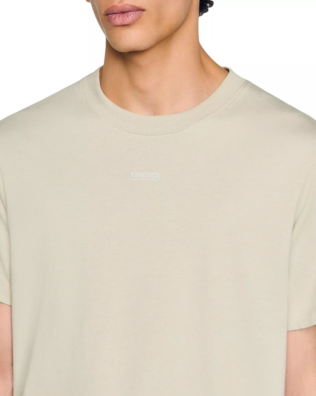 Regular Fit Sandro Logo Tee - 5