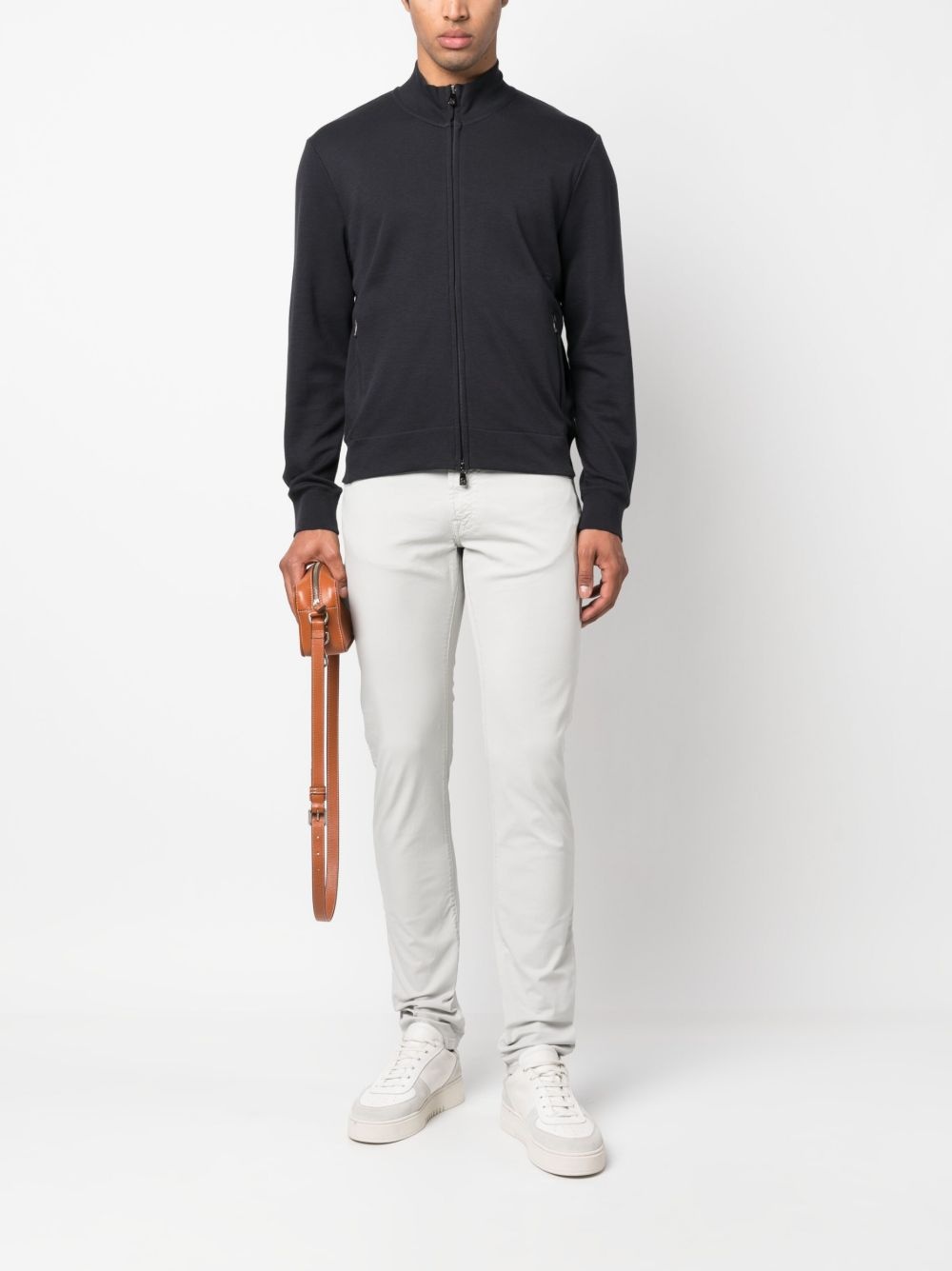 low-rise skinny trousers - 2