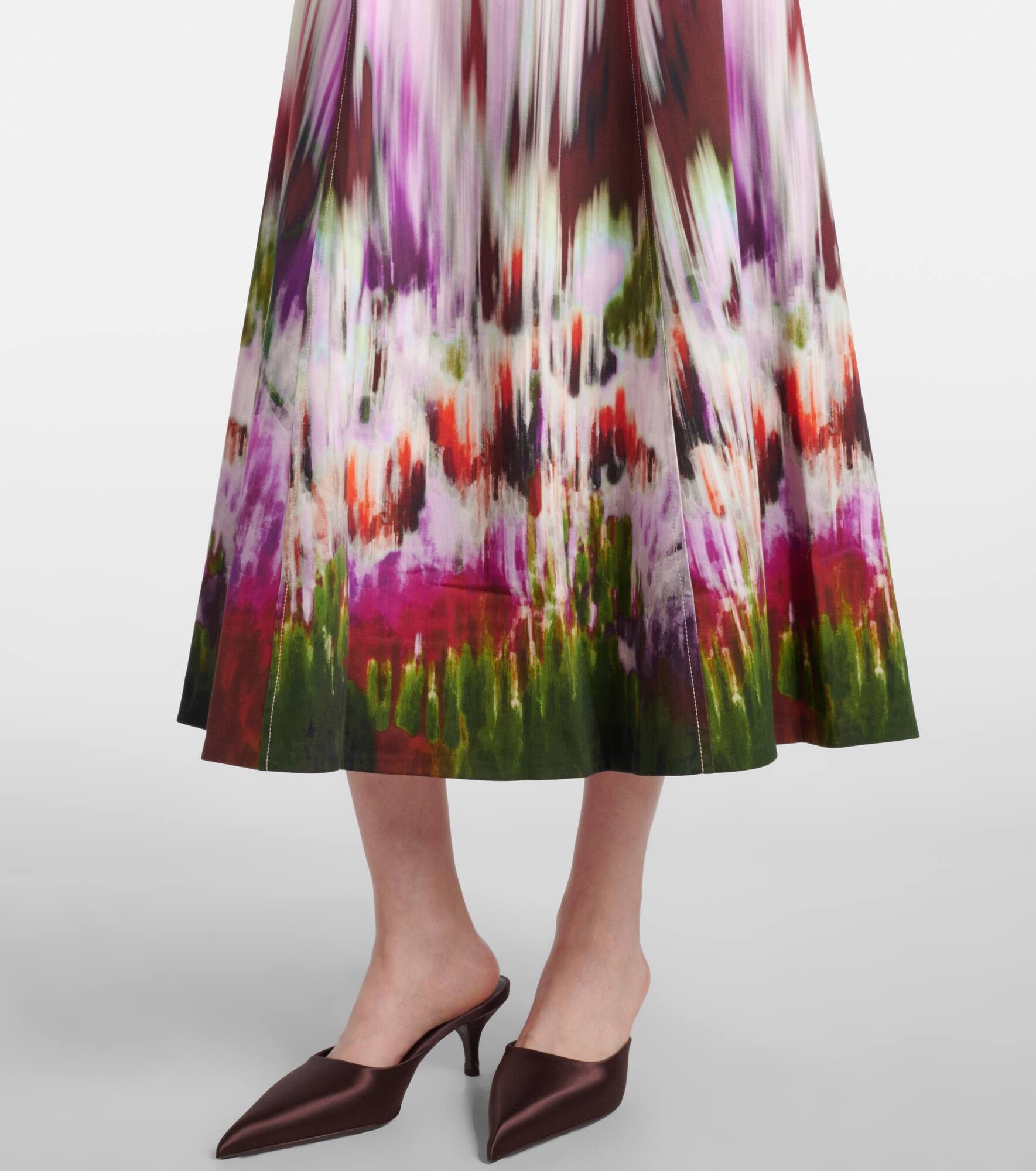 Magnolia cotton and rayon-blend midi dress - 6