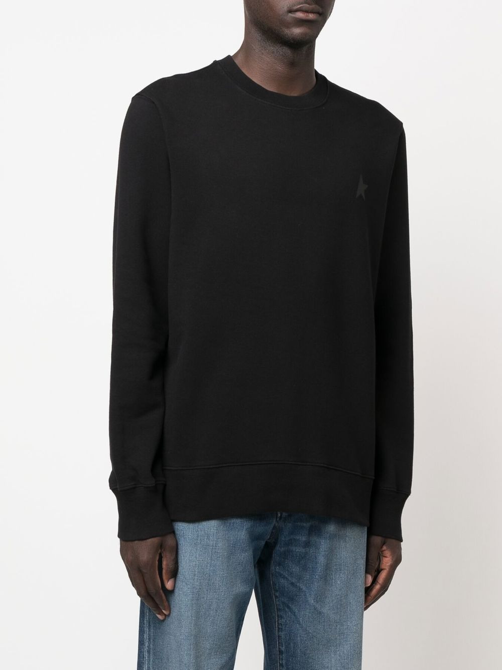 Golden Goose Men Small Star Logo Crewneck Sweatshirt - 3