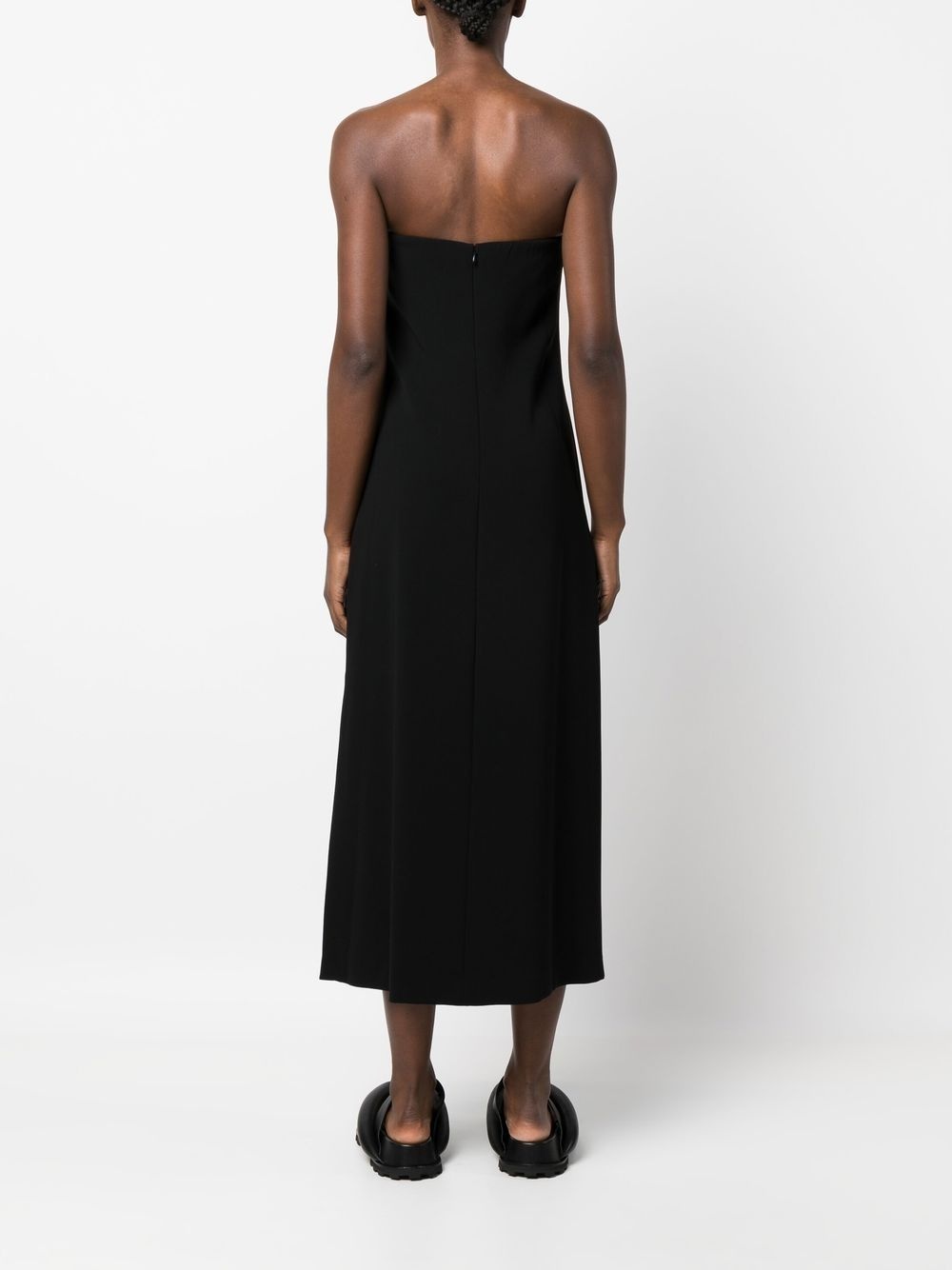 strapless maxi dress - 4