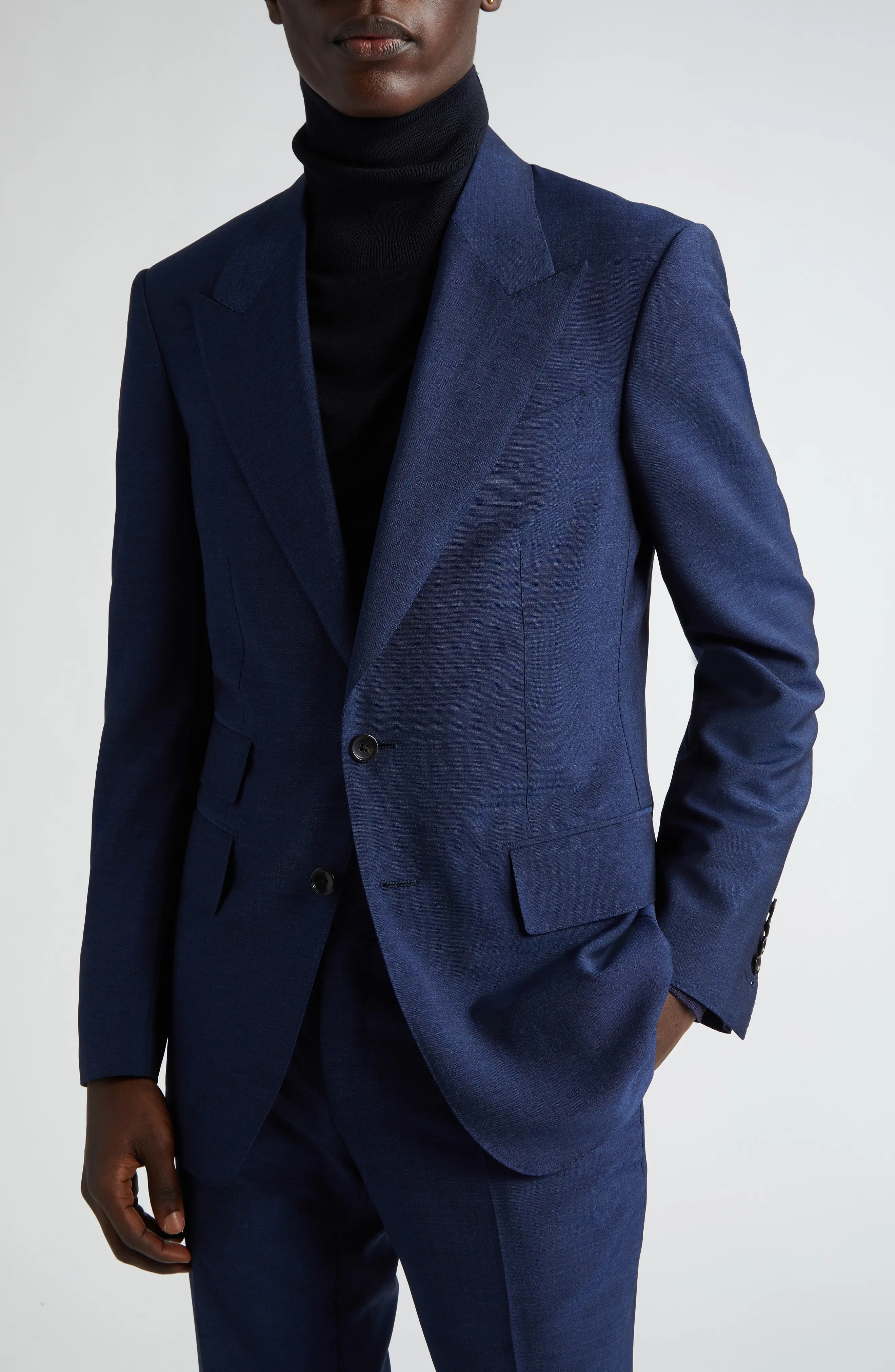 Shelton Cotton & Silk Fine Poplin Suit - 5