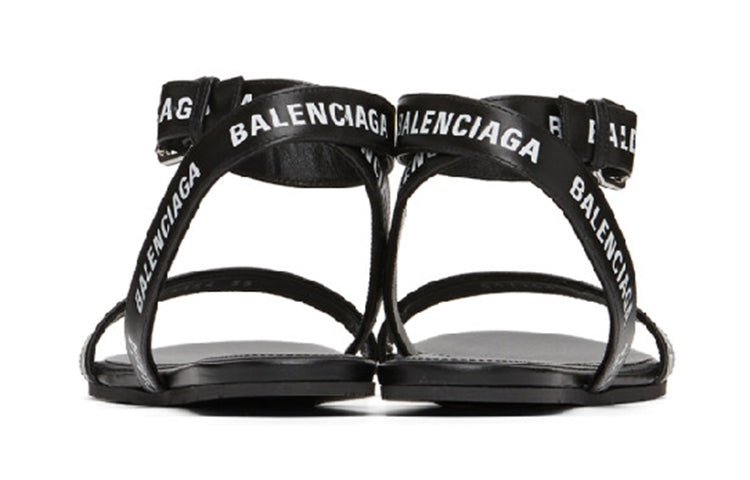 (WMNS)  Balenciaga Sports sandals 'Black White' 630038WBAE11090 - 4