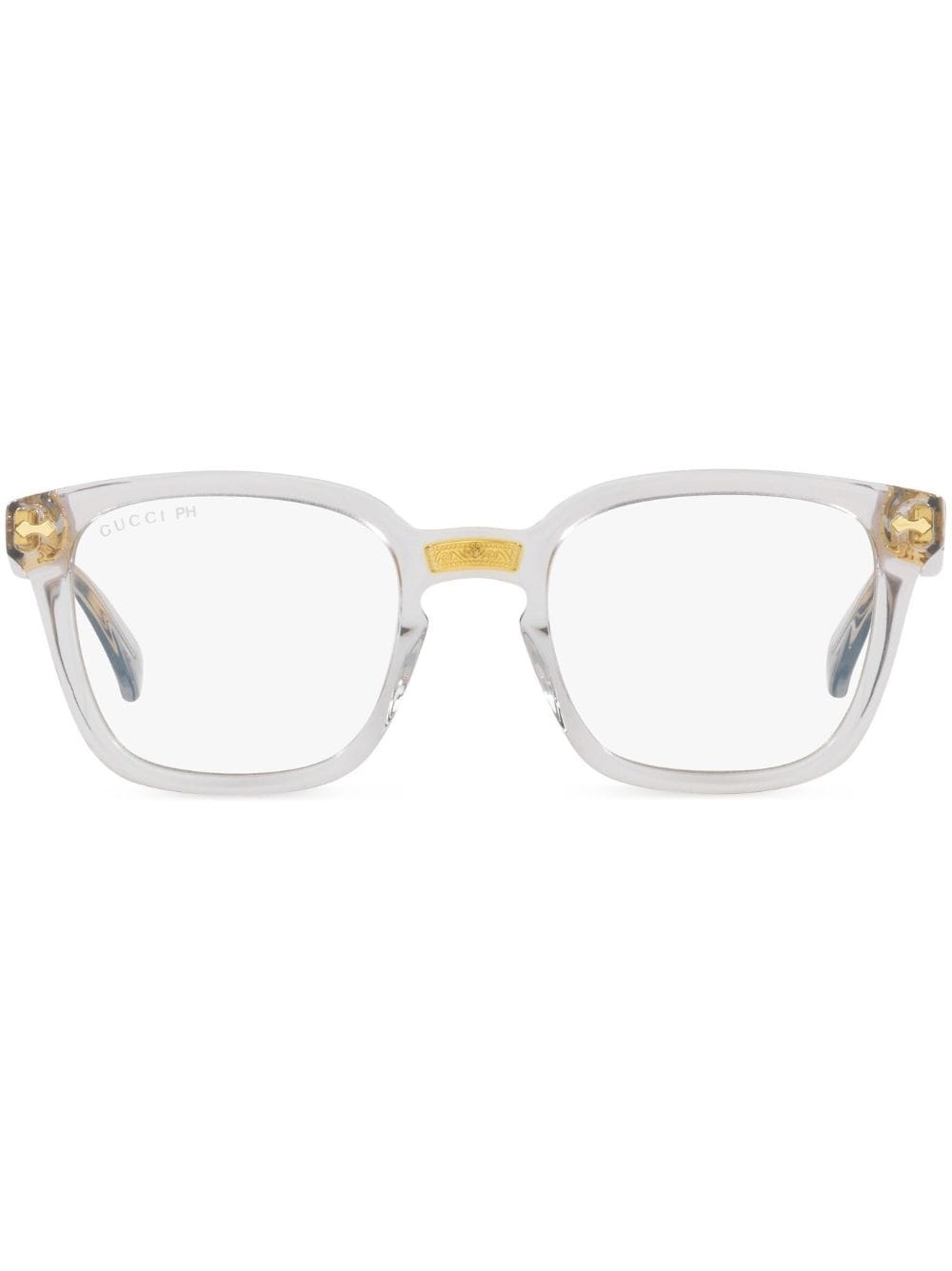 GC001837 gold-trim optical glasses - 1