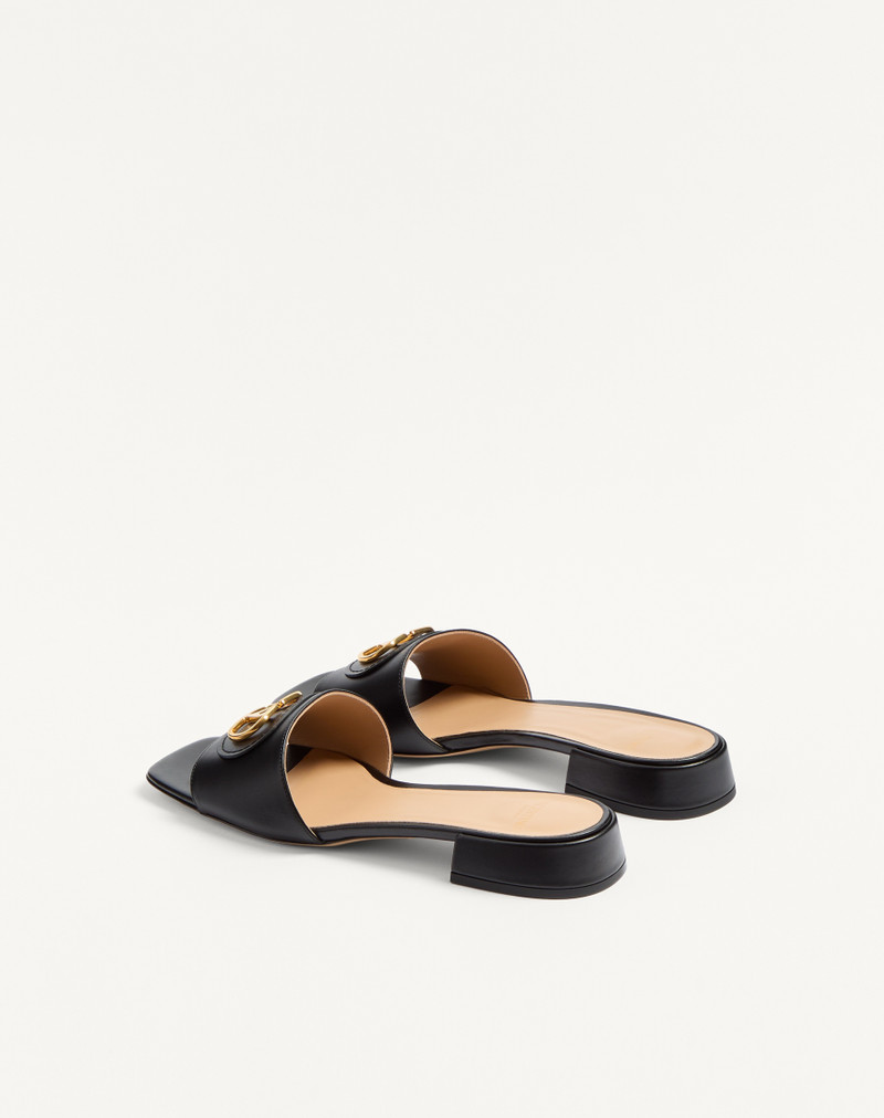 VLOGO SIGNATURE SLIDE SANDAL IN CALFSKIN 20MM 4